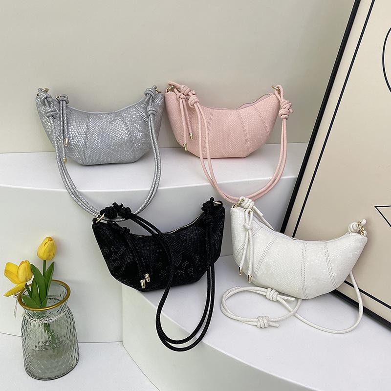 Einfache und vielseitige Knödeltasche mit großem Fassungsvermögen, Damenhandtasche, Nischendesign, hochwertige Damen-Umhängetasche