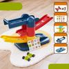 Kinderspiele Gleitbahn Auto 2 bis 5 Jahre Trägheitsspielzeug Mehrschichtig Cartoon Puzzle Rutschauto Achterbahn Rennspielzeug