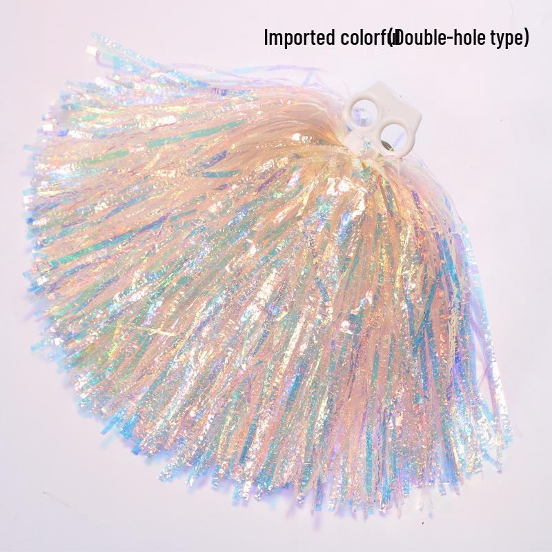 """6.1""" İnce Dişli Lazer Tarzı Ponponlar (Cheerleading & Cimnastik için) - Buzlu