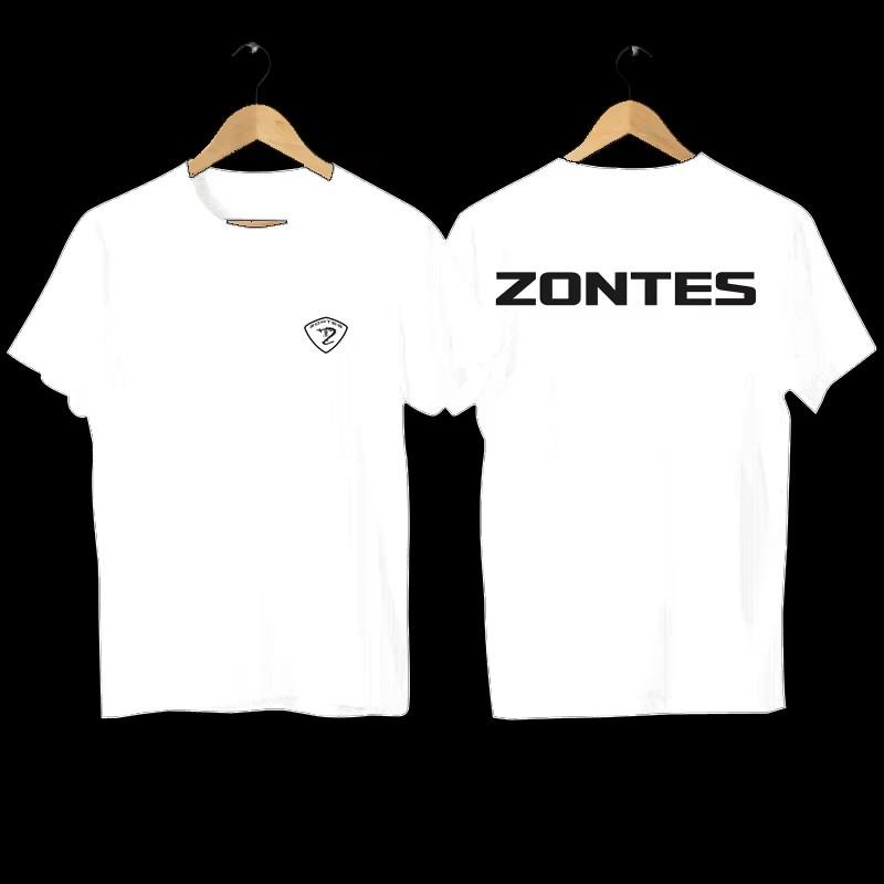 

2024 for Zontes G1 125 ZT125 G1 ZT125U ZT 125 U ZX New Combed Cotton Short Sleeve T-shirt Men s Round Neck Printed Logo T-shirt 4XL