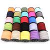 10m/lot 2.5mm Flat Faux Suede Braided Cord Korean Velvet Leather Thread String Rope For DIY Necklace Jewelry Making Supplies