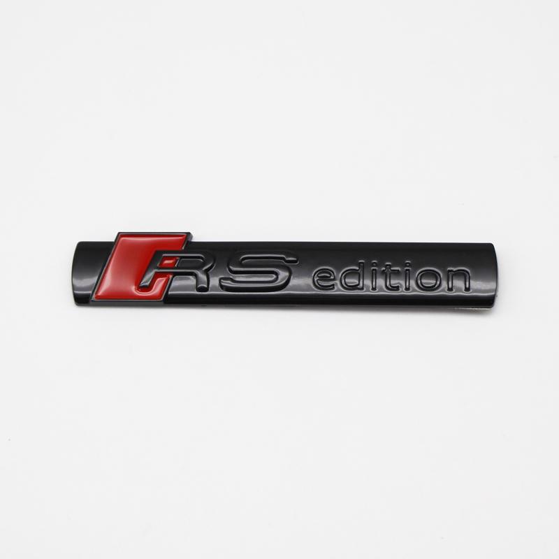 hot SLINE Badge Front Grille Badge Body Trunk Decoration quattro Sticker Auto Emblem Accessories For Sline A6 A7 A8 TT Q3