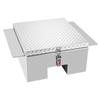 Truck Bed Tool Box, Heavy Duty Aluminum Tool Box with Diamond Plate, Storage Toolbox Chest Organizer Supports up to 100 kg, Ideal for Pickup, Truck
