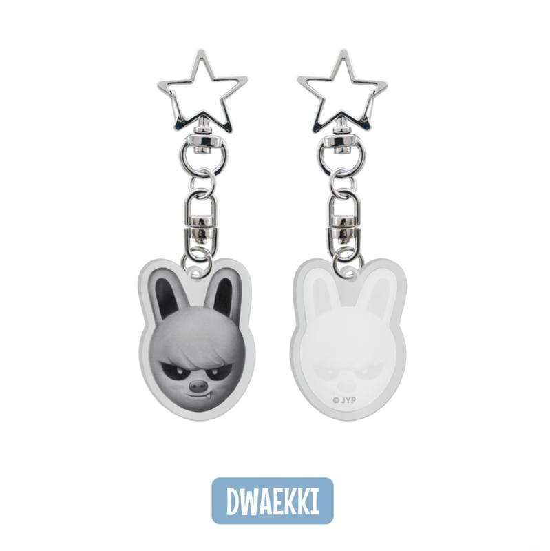 (Pre-Order) Stray Kids EVIL SKZOO ACRYLIC KEYRING - SKZOO Everywhere All Around The World
