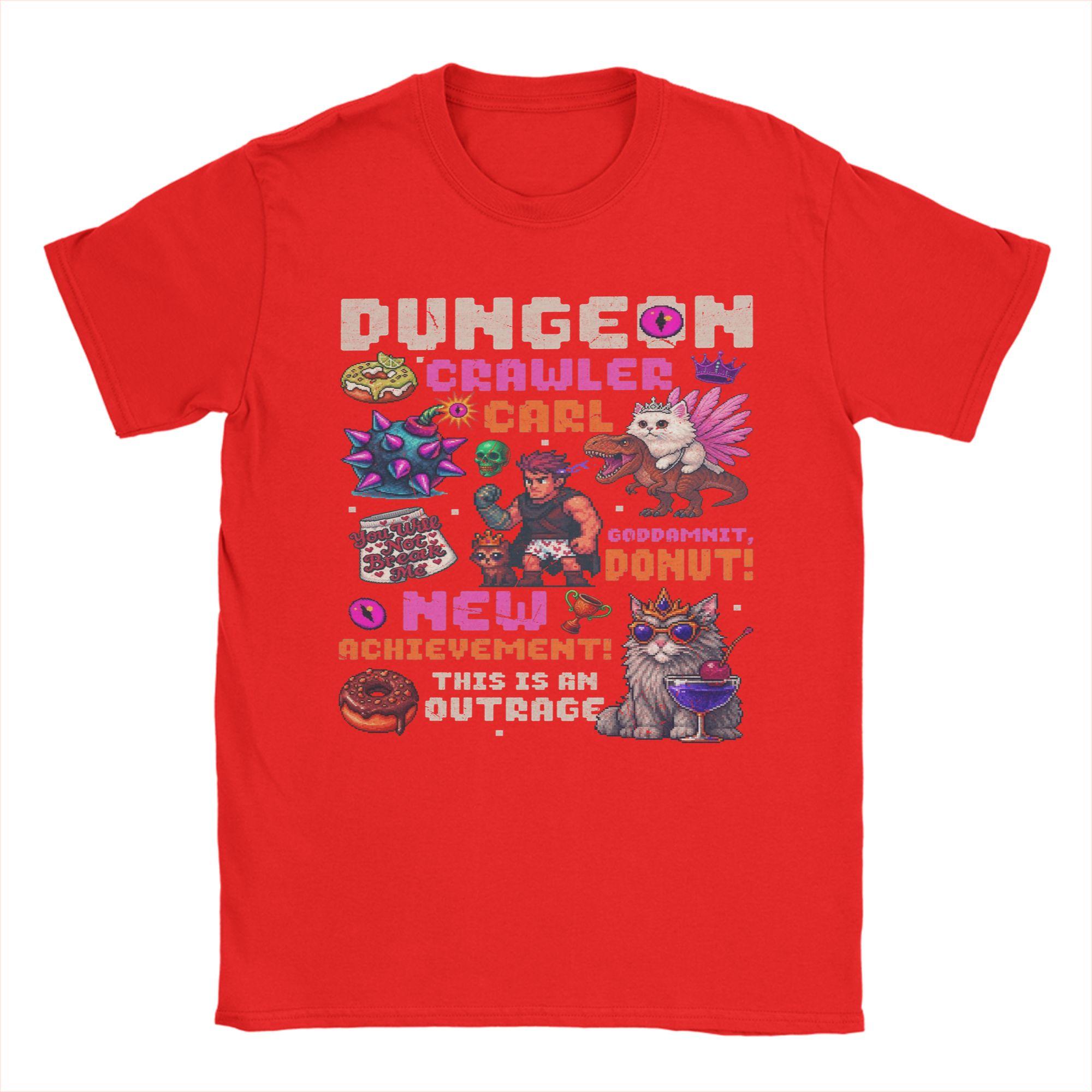 

Dungeon Crawler Carl Princess Donut Mongo TShirt Men 100 Cotton Tee Shirt Short Sleeve T Shirt Birthday Gift Clothes M