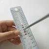 New 1Pc Rule Knitting Accessories Inch Inch Sewing Ruler Plastic Ruler Needle Gauge Size Measurement Sewing Knitting Tool Kawaii