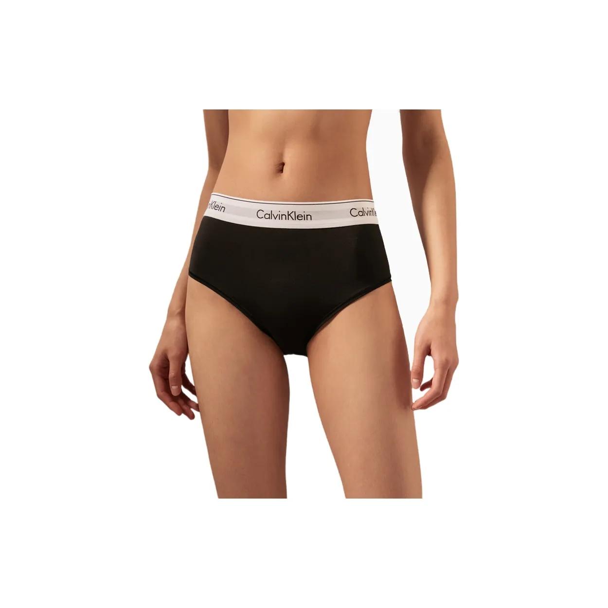 CALVIN KLEIN Modern Gravity Belt Jacquard High Waist Sexy Bikini Triangle Underwear Women s 1-Piece Set M чёрный