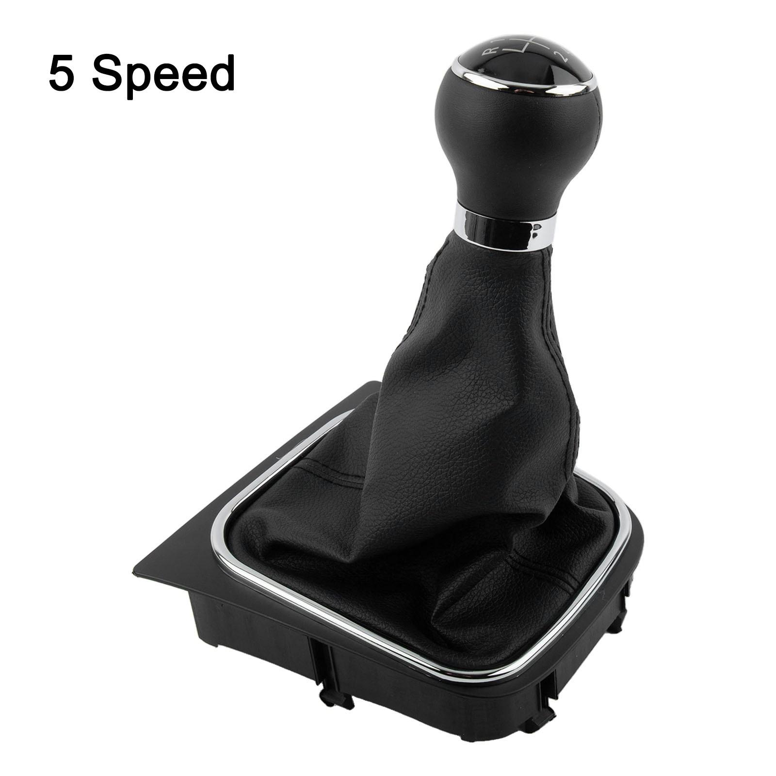 Gear Shift Knob Kit Shift Boot Gear Knob Shift Knob For Golf 5 Speed