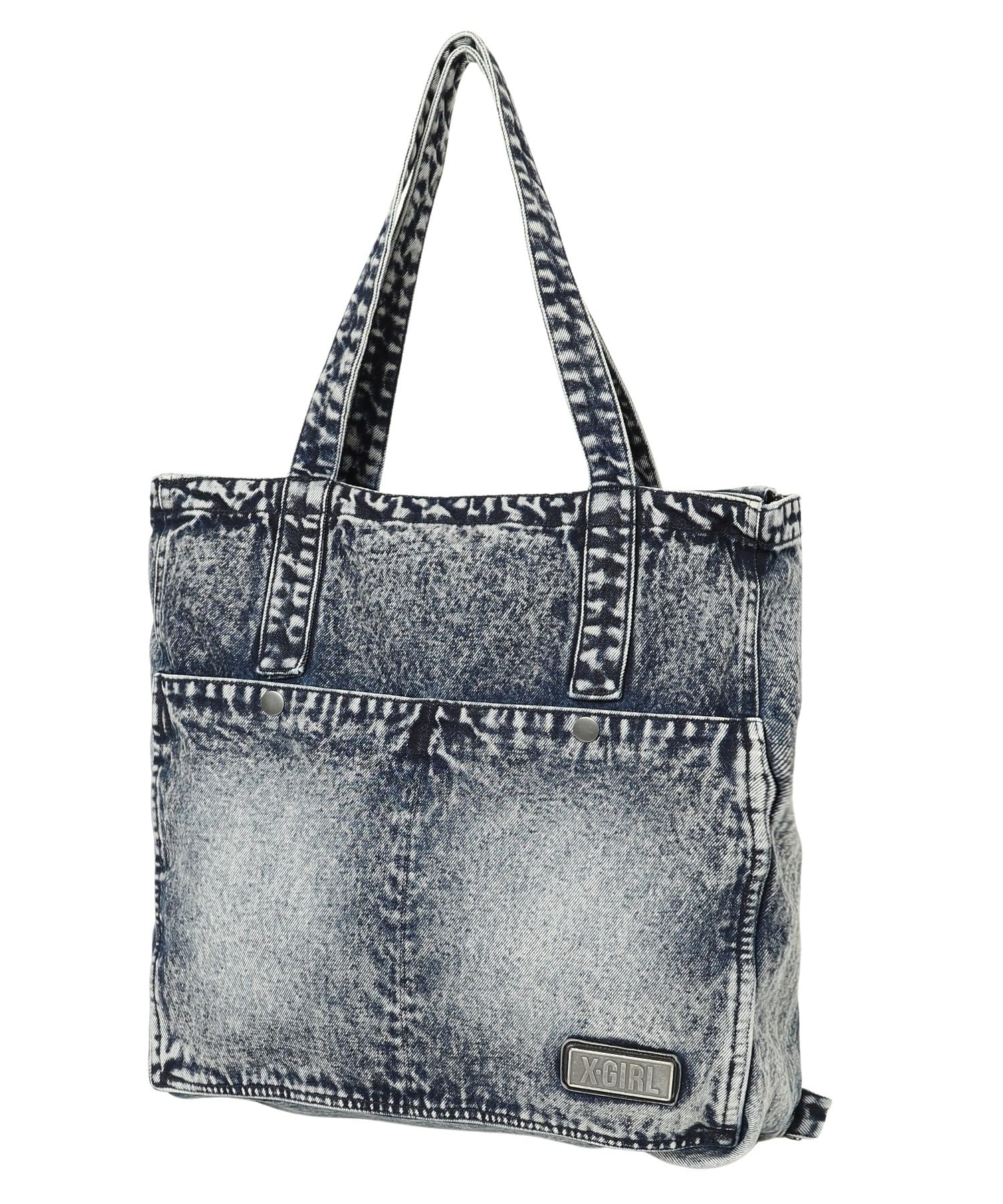 

[X-girl] 2-Way Denim Bag 105243053006 Indigo One Size