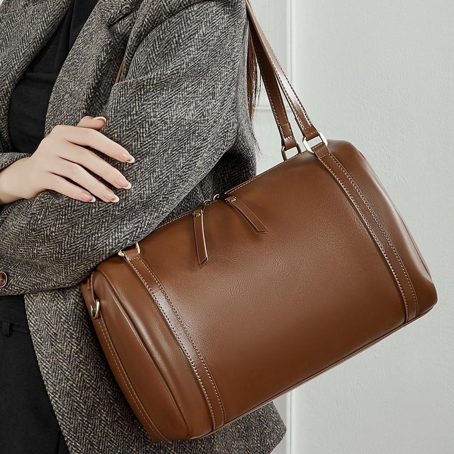 Leather Women'S Bag Fashion High-End Pillow Bag Handbag Mother Bag Messenger Bag Women'S Shoulder Bag