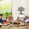 1sheet PVC Wall Stickers Wall Decoration Tree of Life Pattern 350x570mm