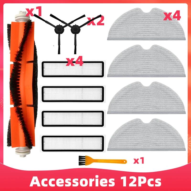 For Xiaomi MiJia 1c/stytj01zhm T1 Dreame F9 Robot Vacuum Cleaner HEPA Filter Main Side Brush Mop Cloth Spare Part Accessories