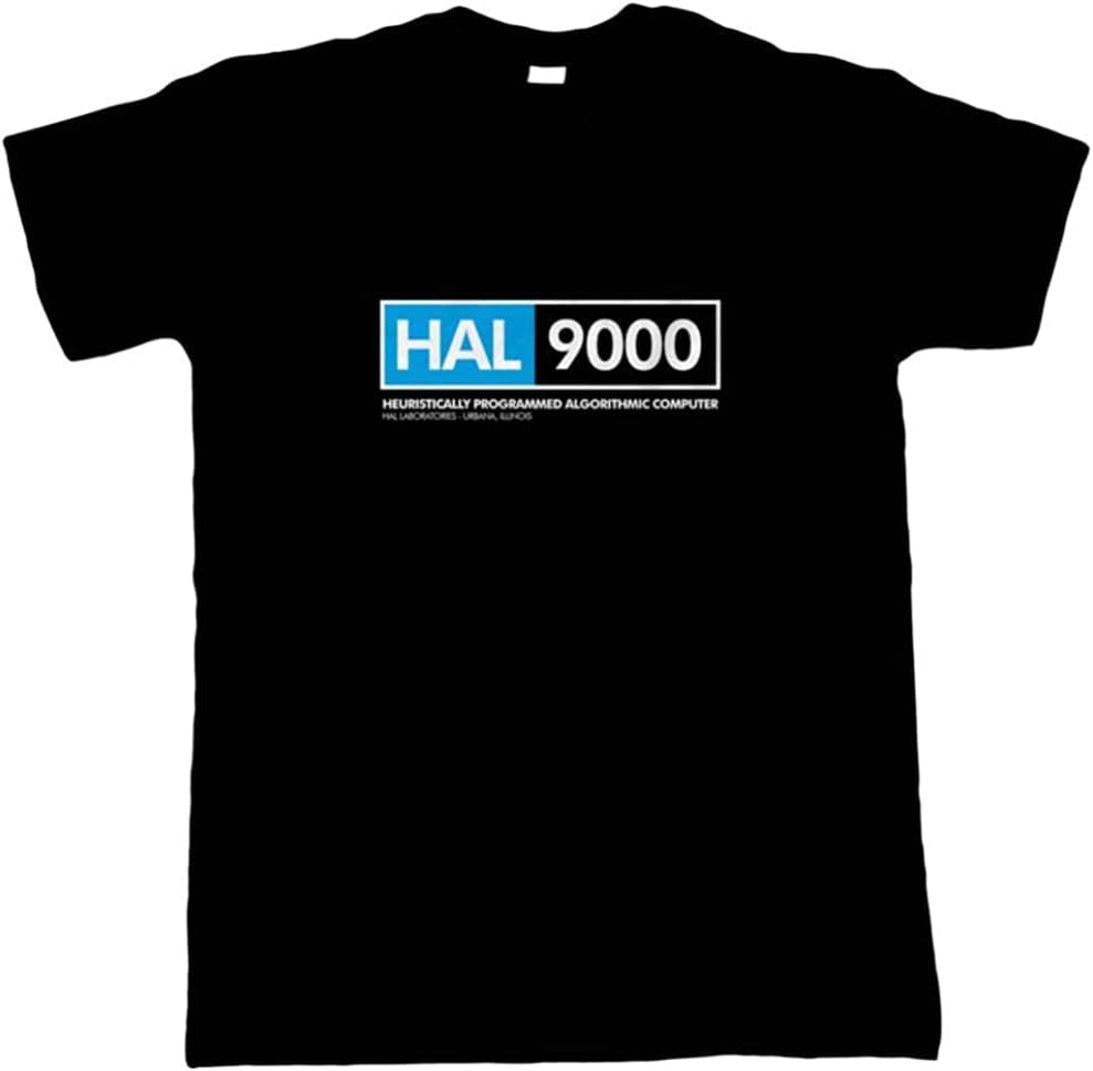 Hal 9000 2001 Space Odyssey Movie Inspired, Mens T Shirt Sci Fi Gift Him Dad XL