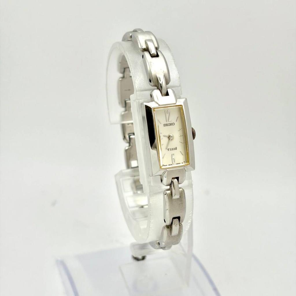 SEIKO TISSE 670294 [New Battery] Ladies' Watch, Square, Silver, 2E20-7310