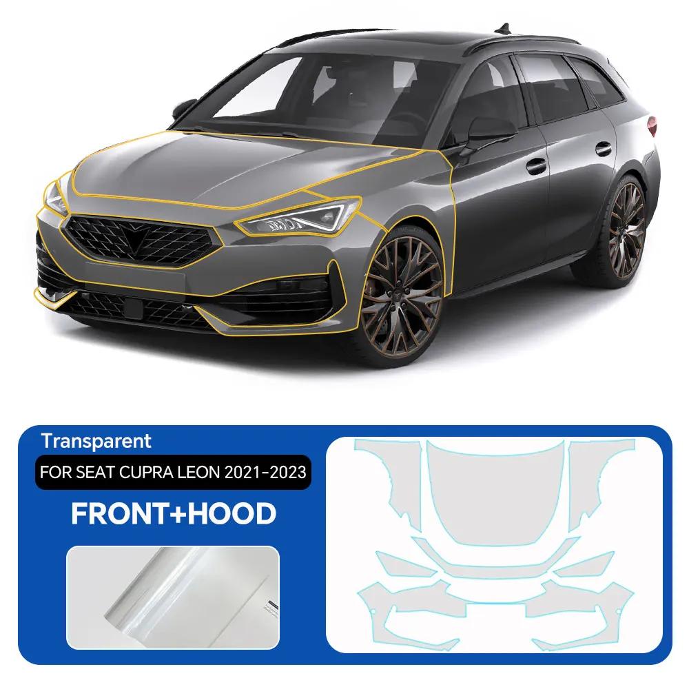 For Seat Cupra Leon 2021-2023 TPU Paint Protection Film Pre-cut PPF Car Body Anti-scratch Resistant Clear Bra Car Accessories