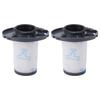 2PCS Robot Vacuum Filters Detachable Robot Vacuum Filters for Rowenta ZR009007 RH9890WO RH9879WO X