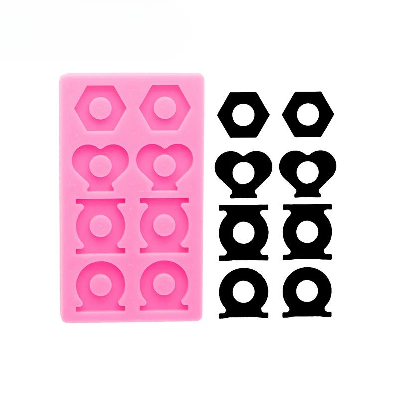 Super Glossy Resin Molds Mold for Straw Topper Attachments Silicone Molds for Epoxy Resin Jewellery Making Clay Molds