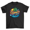 Summer_15 - Palm Trees, Sunshine, and a Splash of Humor. 100% Cotton Funny T-shi