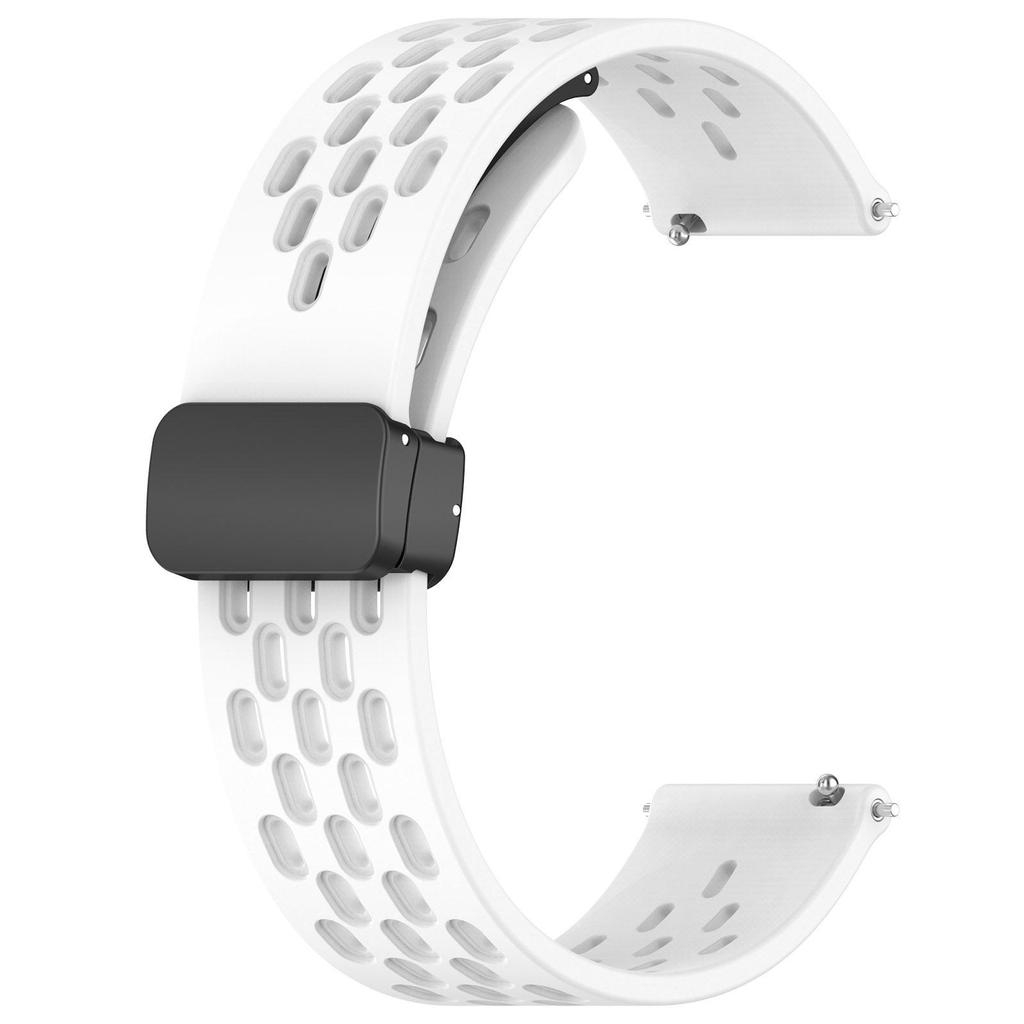 OPPO Watch X2/X1 Magnetisches Atmungsaktives Silikonarmband mit Faltschließe