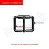 Die-Casting Zinc Alloy Pin Buckle for Leather Shoulder Strap and Webbing Adjustment