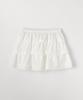 Selliteiljeu Cancan Ruffle Mini Skirt_White