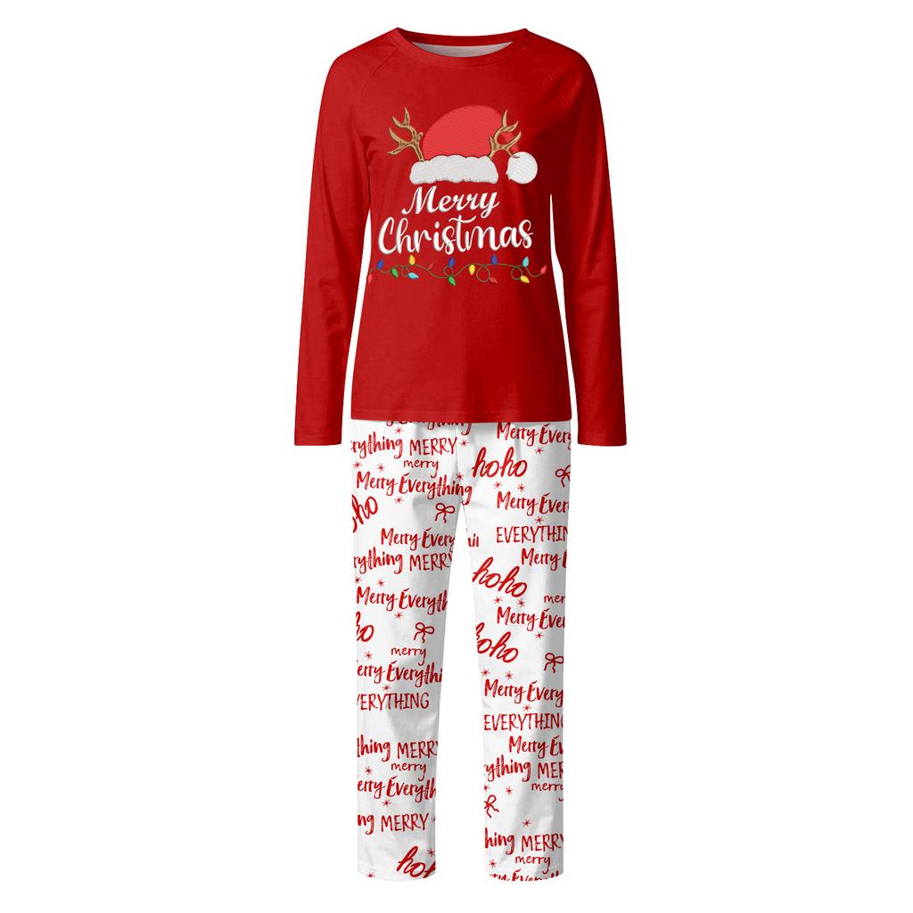 Family Matching Sets Pajamas, Loungewear Outfits,Family Matching Long Sleeve Tops+Pants Set
