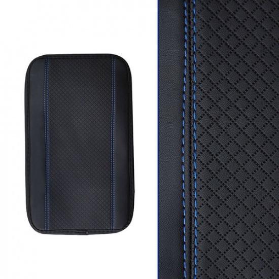 Leather Car Armrest Cushion Cover Universal Center Console Box Pad Protector