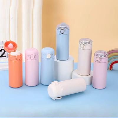 Creative Mini Pea Cup Stainless Steel Bouncing Cover Vacuum Flask Thermos Cup Coffee Tea Milk Thermo Bottle