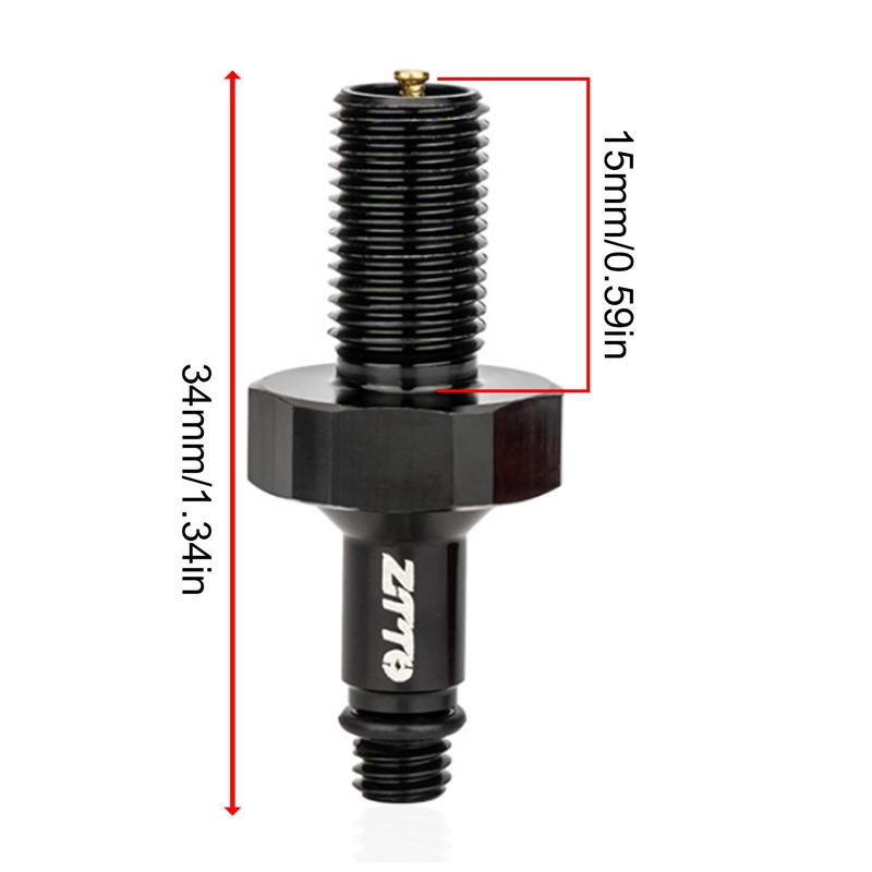 Bike Valve Adapter Conversion Tool Aluminum Alloy Rear Shock Absorber Inflatable Joint Bike Valve Adaptor Tool