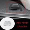 ABS Matte Car Accessories Side/Center Dashboard Air Conditioning AC Outlet Vent Frame Cover Trim For Peugeot 508 2019 2020 2021
