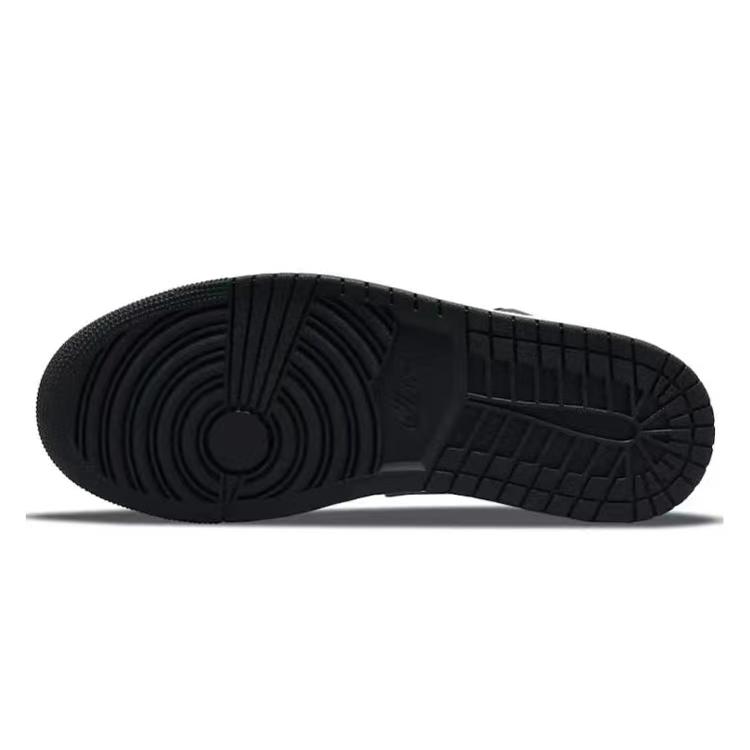 Jordan Air Jordan 1 Slip Resistant Abrasion Resistant Low top Vintage Basketball Shoes GS Black White 553560-040(Team56-)