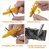 15Pcs Kit 220V 60W Soldering Iron Kit 450°C Adjustable Temperature Welding Tool Set With Solder Sucker Tin Wire Eu Plug