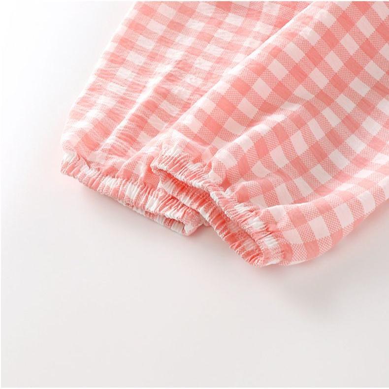 Children's Sleepwear Top Pants Spring and Autumn Two-piece Set for Boys and Girls Cloud Summer Cardigan Cartoon Home Suit Set