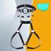 Sex Bondage Neck Collar Nipple Clamp Mouth Gag SM Toy for Women Men  Chest Harness Breast Restraints Sex Game Toy