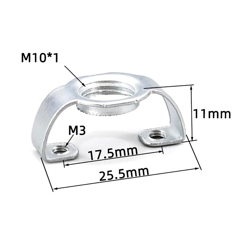 Keramický držák základny lampy odolný vůči vysokým teplotám E27 Gu10 E14 M10 Zadní podpěrný držák pro objímku osvětlení