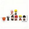 8pcs/set Anime Figure Naruto Shippuden Hinata Sasuke Itachi Kakashi Gaara Action Figure Q Version PVC Figures Toys ChristmasGift