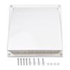 Duct Air Outlet Air Outlet Reliable Spring-less White Exterior Wall Exhaust Outlet Multifunction Rainproof New