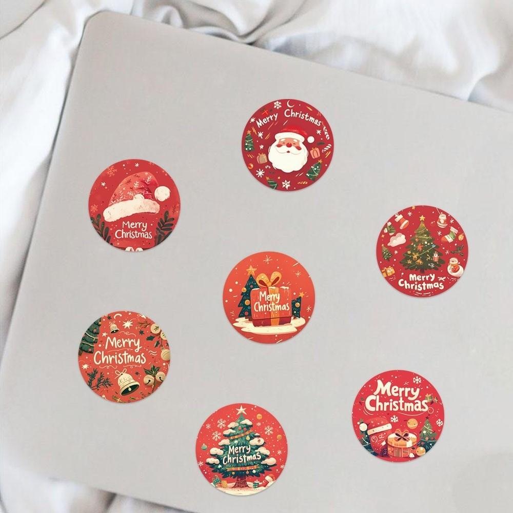 Christmas Envelope Stickers 500pcs Per Roll Decorative Stickers New Seal Stickers Gift Wrapping