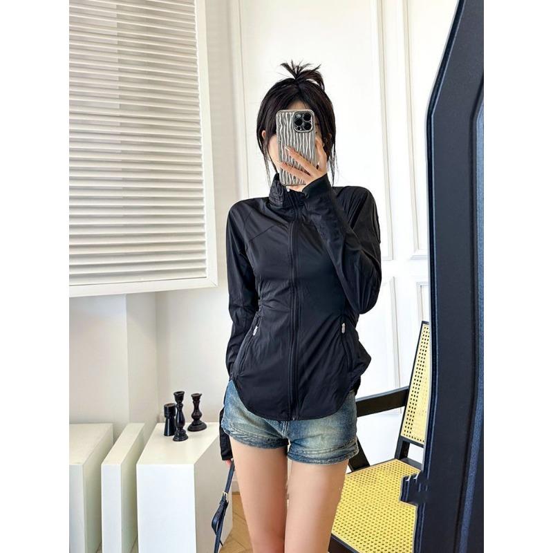 Slim Korean Style Thin Women's New Style Fashionable Outdoor Sunshade Hooded Sun Protection Clothing Jacket Trendy