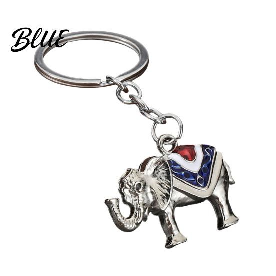 Elephant Shape Keychain Zinc Alloy Keychain  Animal Car Key Ring Holder  Hanging Bag Ornament Handbags Backpacks Charm Decorative Accessory