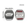 2Pcs Kit Car Decoration Car Door Lock Metal Buckle Car Door Buffer Pad Car Modification Accessories