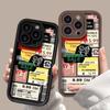 Simple Label Applies To iPhone16promax Matte Mobile Phone Case Apple 15 Simple 14/13 Anti-drop X Generation