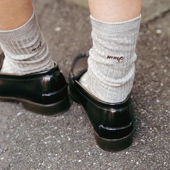 MILO RIBBED SOCKS_3COLORS SET