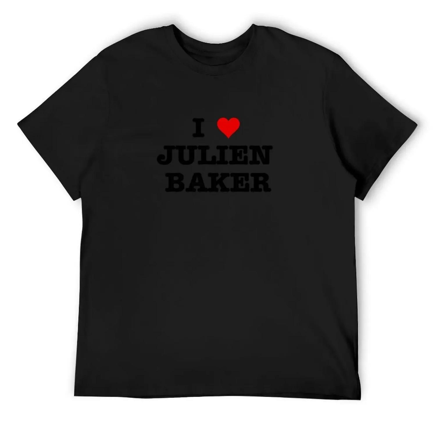 

i heart julien baker T-Shirt kawaii clothes blanks vintage t shirts baggy shirts mens funny t shirts S