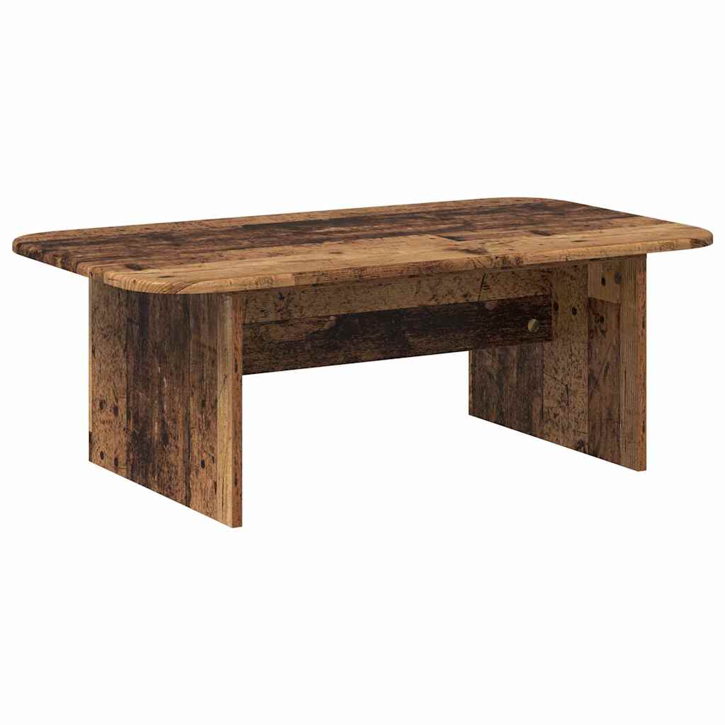 Coffee Table Made of Reclaimed Wood 93 x 53 x 33 cm Wood Based Material