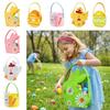 Children's Gift Felt Easter Candy Gift Bag With Handle Storage Function Candy Bag Cute Rabbit Treat Bag Party Decor