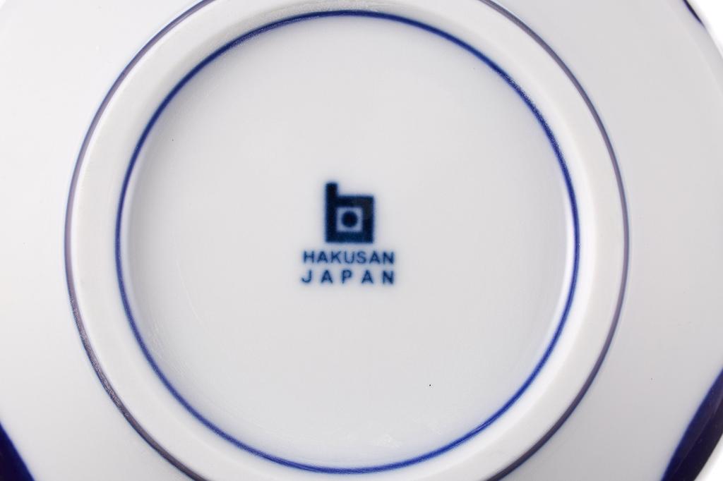 Hakusan Porcelain Dessert Cup, Blue Bloom, Approx. 10 X 5.5 Cm, Hasami Ware, Made In Japan, Ama-749929