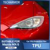 TPU Car Headlight Protective Film for Mazda MX-5 2016-2023 Clear & Smoked Anti-Scratch