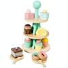 3-Tier Dessert Stand Toy Role-Playing Fun Inspires Creativity