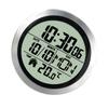 No Punching Suction Cup Clock Home Clock Waterproof Bathroom Washroom Clock Kitchen Clock LCD Digital Display Clock Temperature Detector